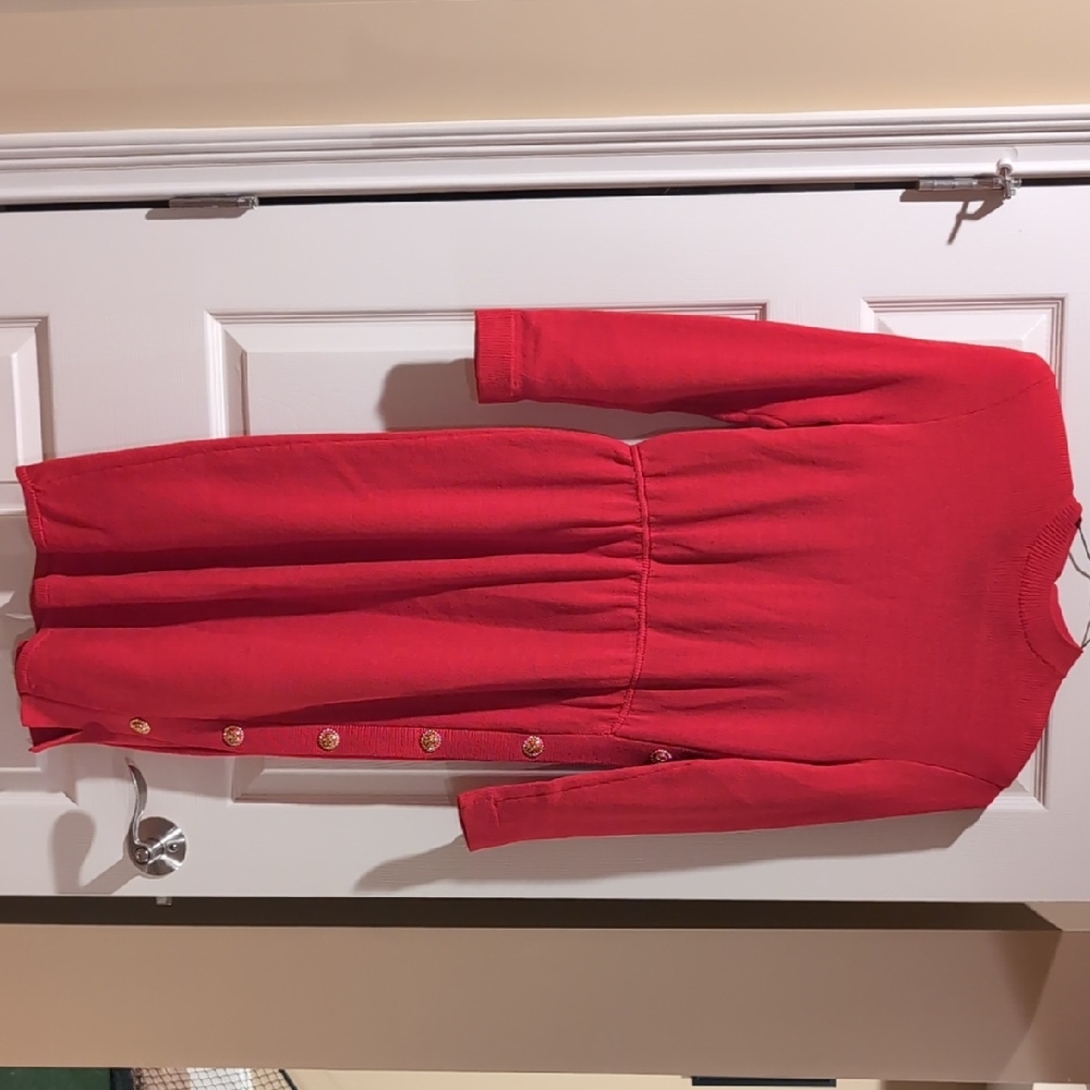 St. John Vibrant Red Knit Garment